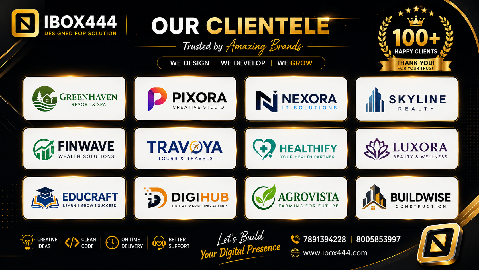 IBOX444 Hosting Brand Partners and Technology Partners